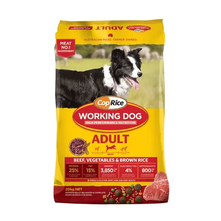 CopRice Working Dog Beef Adult Dog Food 20kg