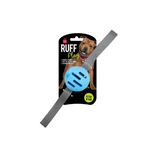 All Pet Ruff Play Fetch & Tug Ball 23cm