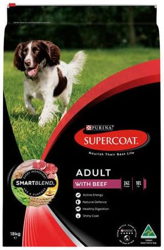 SUPERCOAT Adult Beef Dry Dog Food