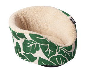 Pet One Bed Small Animal Oval Tropical Leaf