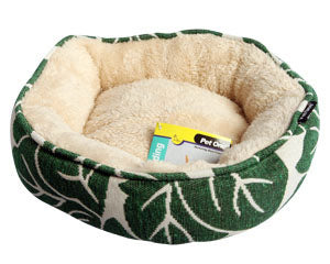Pet One Bed Small Animal Round Tropical Leaf