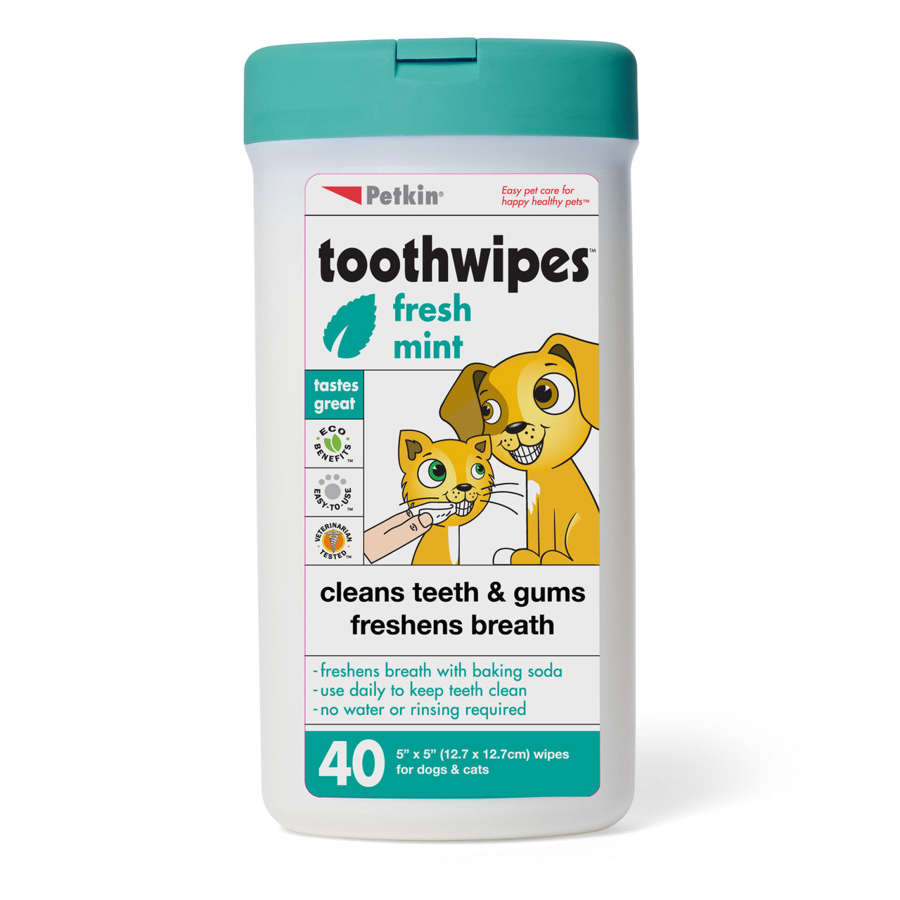 Petkin Plaque Toothwipes