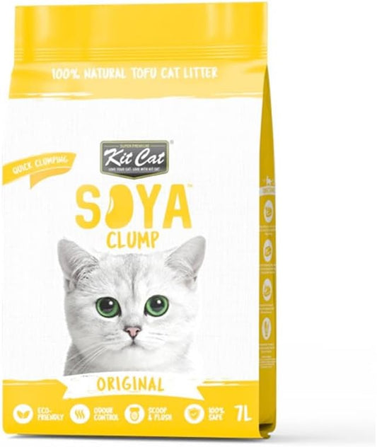 Kit Cat Soya Clump 100 % Natural soybean Cat Litter Confetti