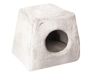 Pet One Cat Cube Ultra Plush Light Grey