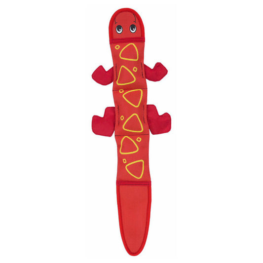 Outward Hound Fire Biterz Lizard Fire Hose Dog Toy