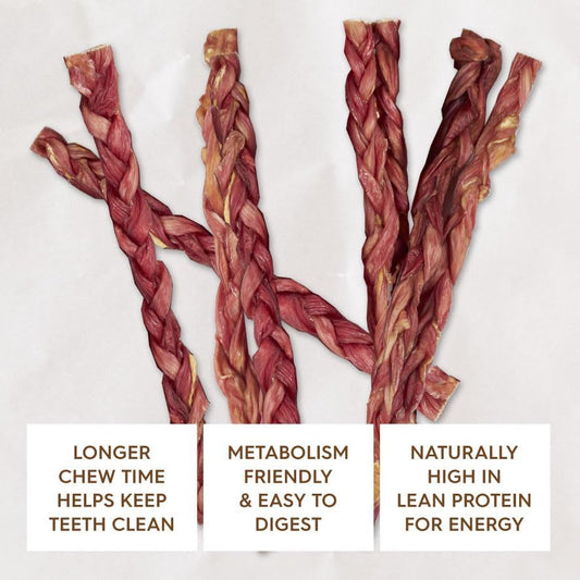 Kazoo Prime Cuts Braided Beef Sticks 6pk