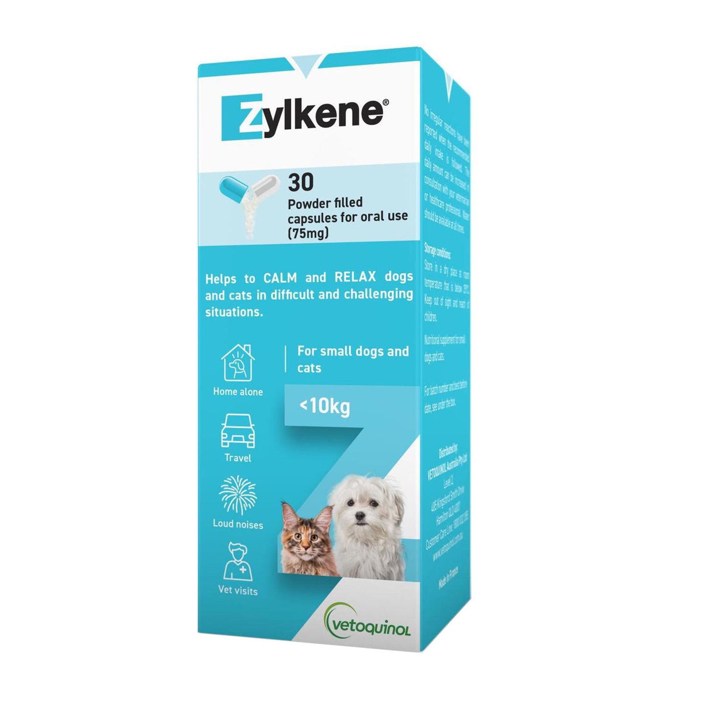 Zylkene for Dogs and Cats under 10kgs