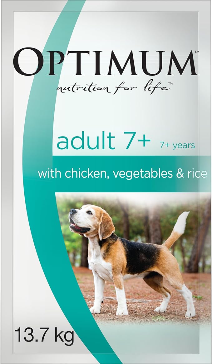 OPTIMUM Adult 7+ Chicken Vegetables Dry Dog Food