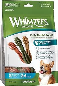 Whimzees Natural Dog Treats Toothbrush