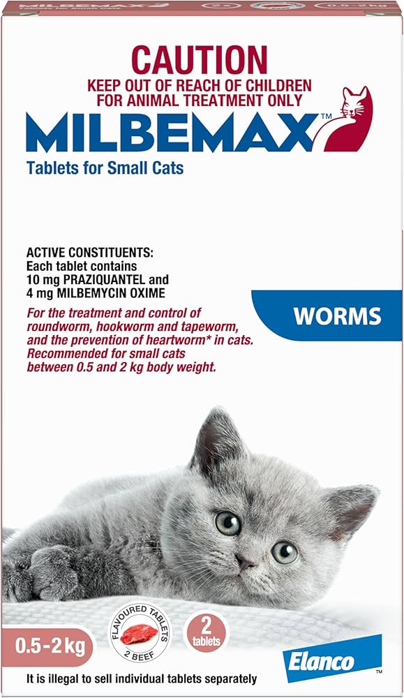 Milbemax All Wormer for Cats 0.5-2kgs