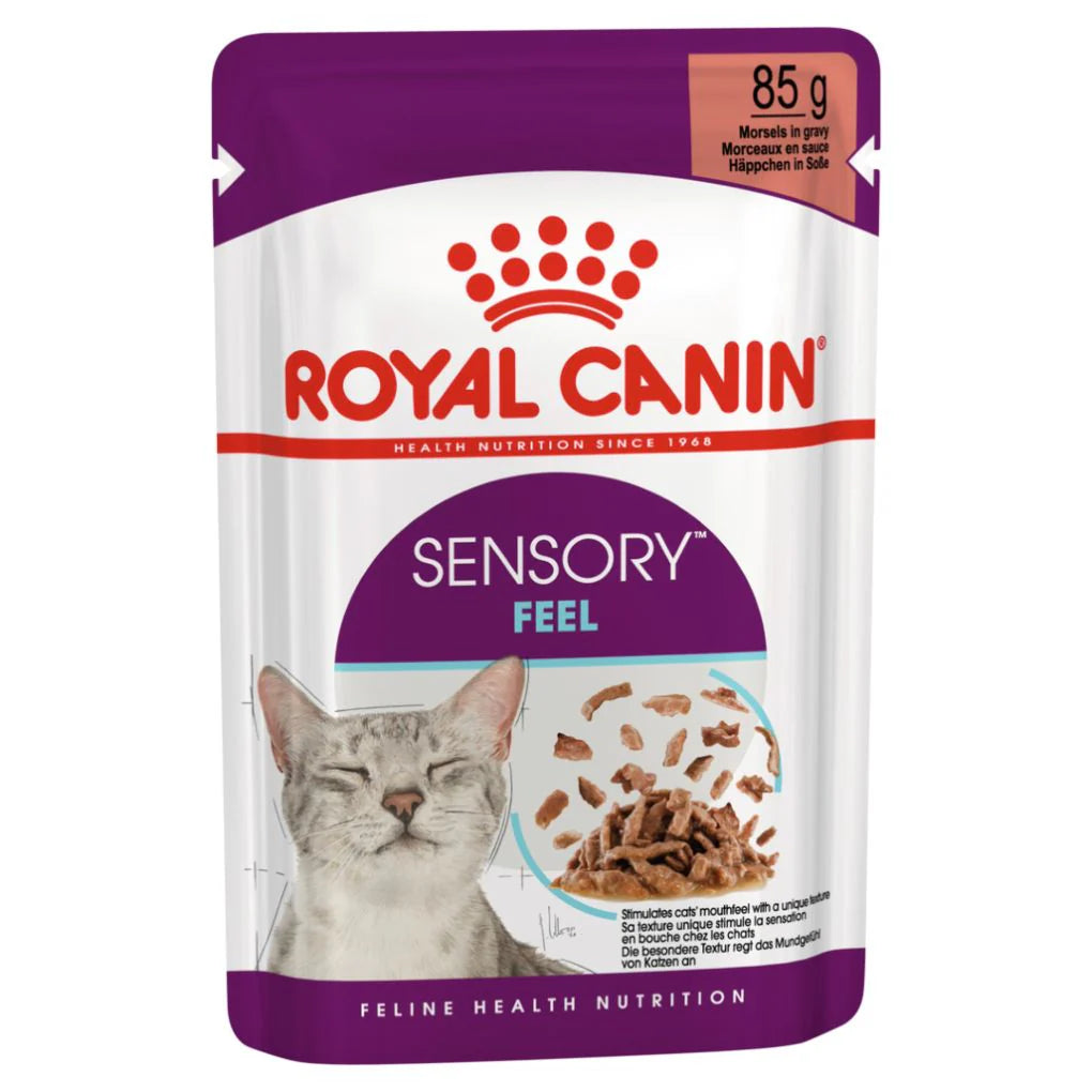 Royal Canin Sensory Feel Gravy Pouches 12x85g