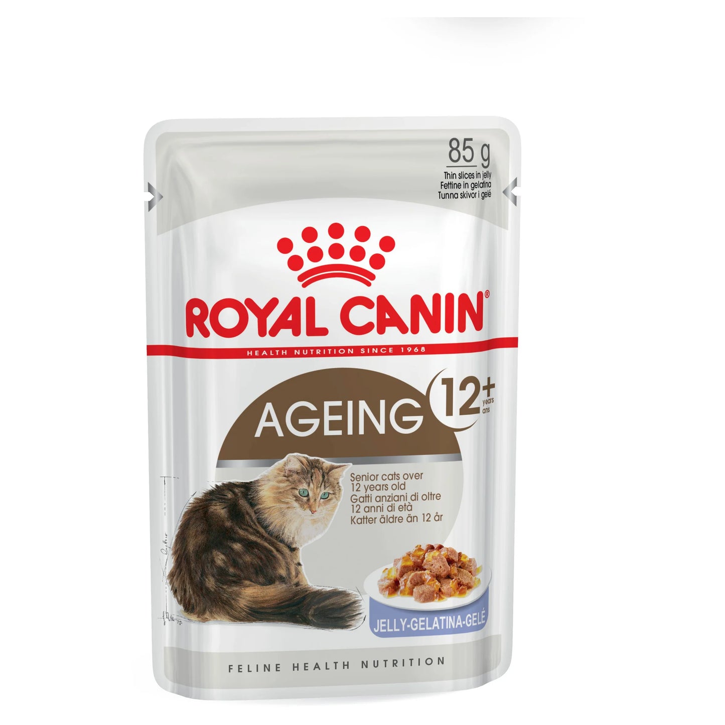 Royal Canin Ageing 12+ Jelly Pouches Cat Food 12x85g