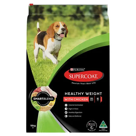 SUPERCOAT Adult Healthy Weight Chicken Dog Food