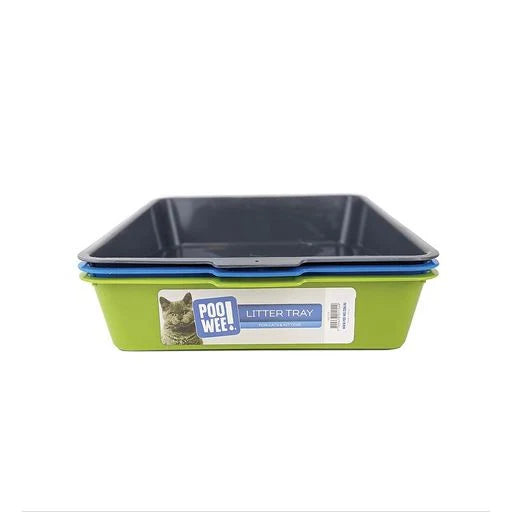 PooWee Plain Basic Litter Tray 42x31cm