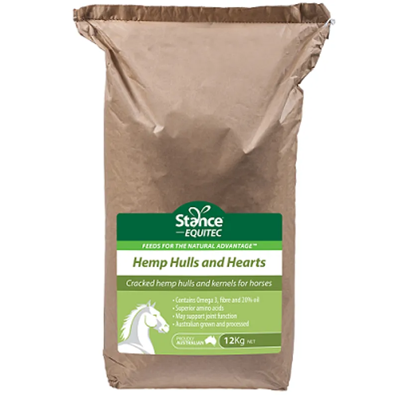 EQUITEC HEMP HULLS & HEARTS 12KG