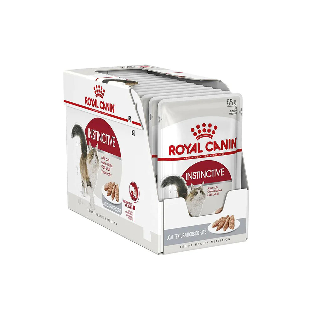 Royal Canin Adult Instinctive Loaf Pouches Cat Food 12x85g