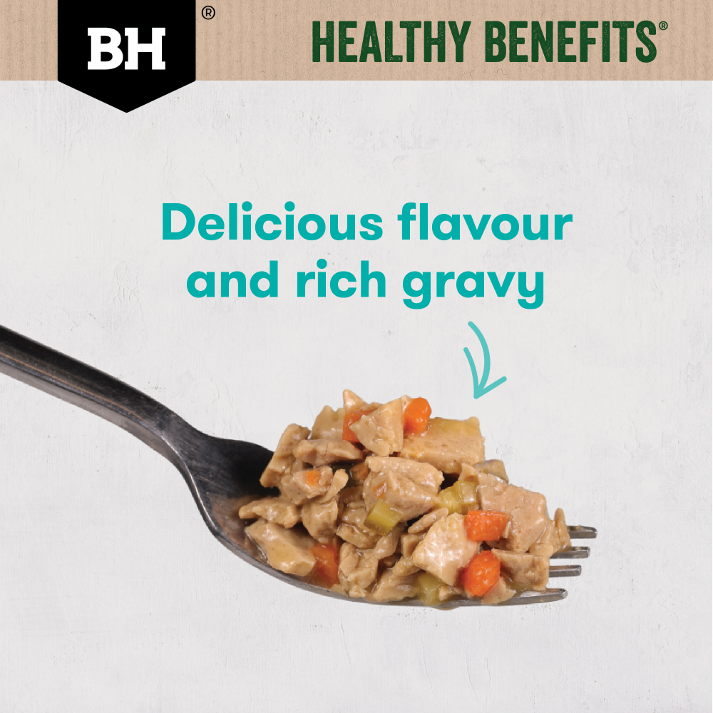 Black Hawk Healthy Benefits Sensitive Skin And Gut Wet Dog Food Pouches 12x85g