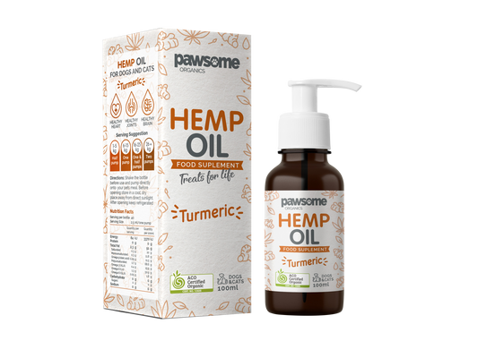 Pawsome Organics Hemp Oil and Turmeric