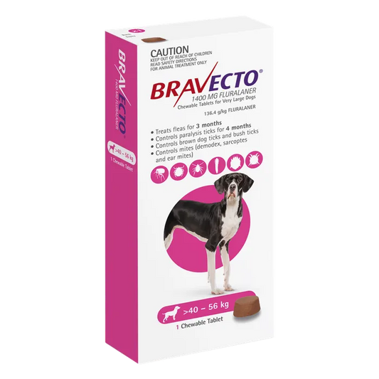 BRAVECTO Pink For Dogs 40-56kgs