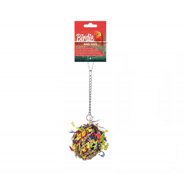 Birdie Foraging Super Shredder Ball Small