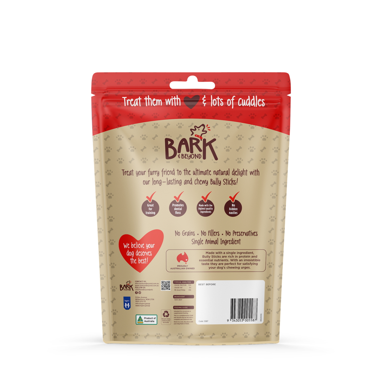 Bark & Beyond Bully Stick 150g