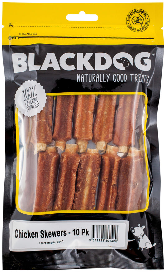 Black Dog Chicken Skewers 10pk