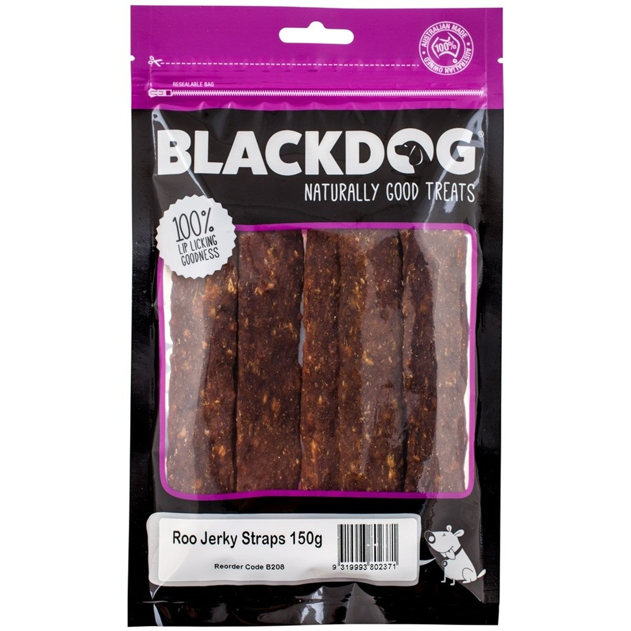 Black Dog Roo Jerky Straps 150g & 800g