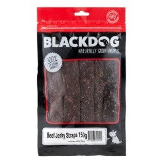 Black dog Beef Jerky Straps 150g & 800g