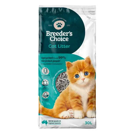 Breeders Choice Recycled Paper Litter