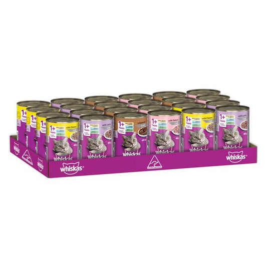 Whiskas Rural Mixed Pack Wet Tins Cat Food 24pk