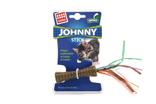 Gigwi Johnny Catnip Infused Stick With Paper Tail