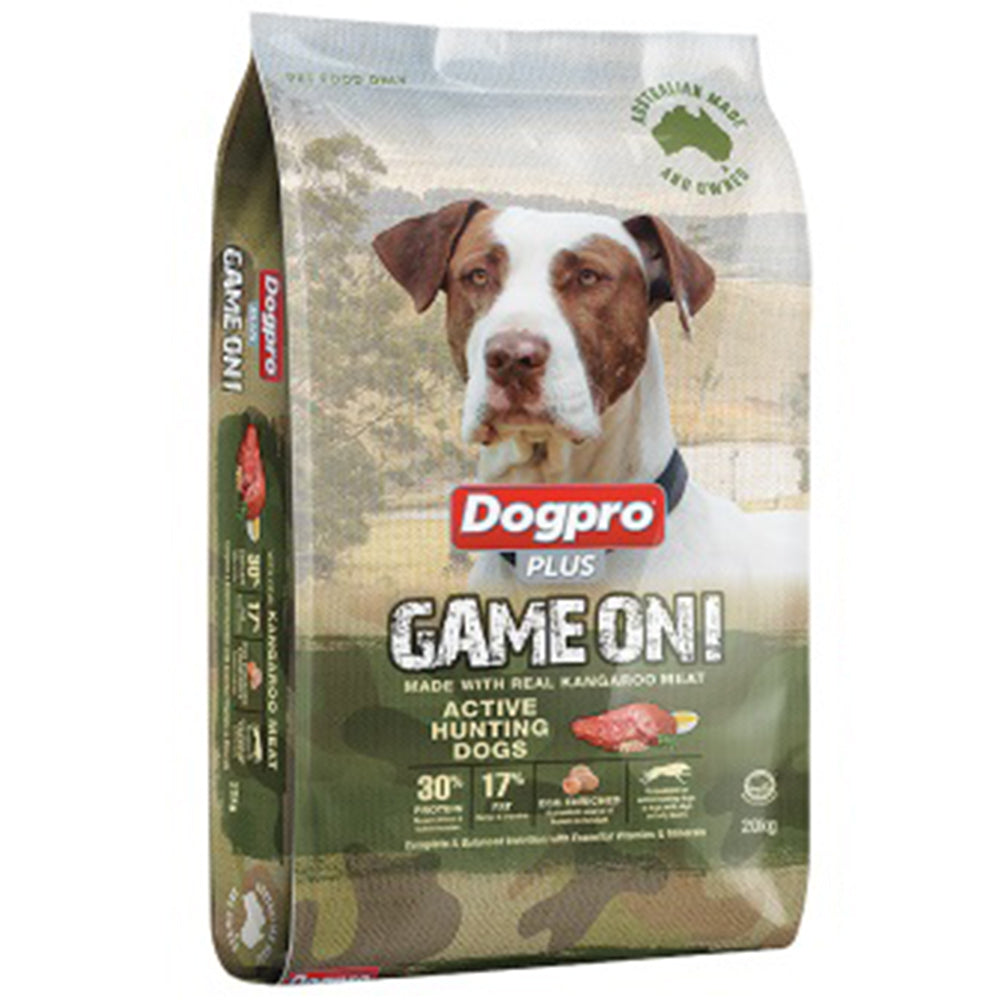 Dog Pro GAME ON! With Real Kangaroo Meat 20kg