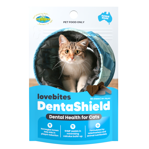 Vetafarm Lovebites Cat DentaShield Dental Health For Cats