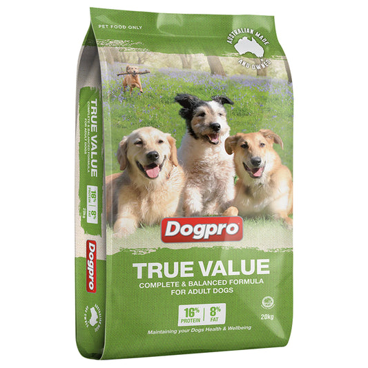 Dog Pro True Value Complete & Balanced Formula For Adult Dogs 20kg