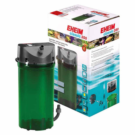 EHEIM classic 350 external filter with sponge and bio media