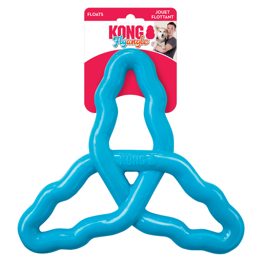 Kong Flyangle (Assorted Random Colours:Blue/Orange)