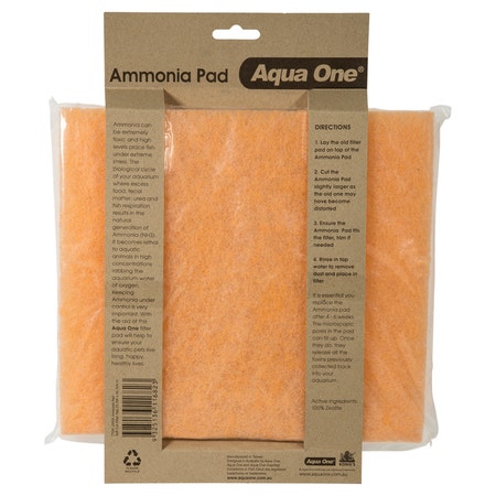 Aqua One Filter Media Pad Cut To Size Ammonia Pad