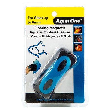 Aqua One Floating Magnetic Aquarium Glass Cleaner