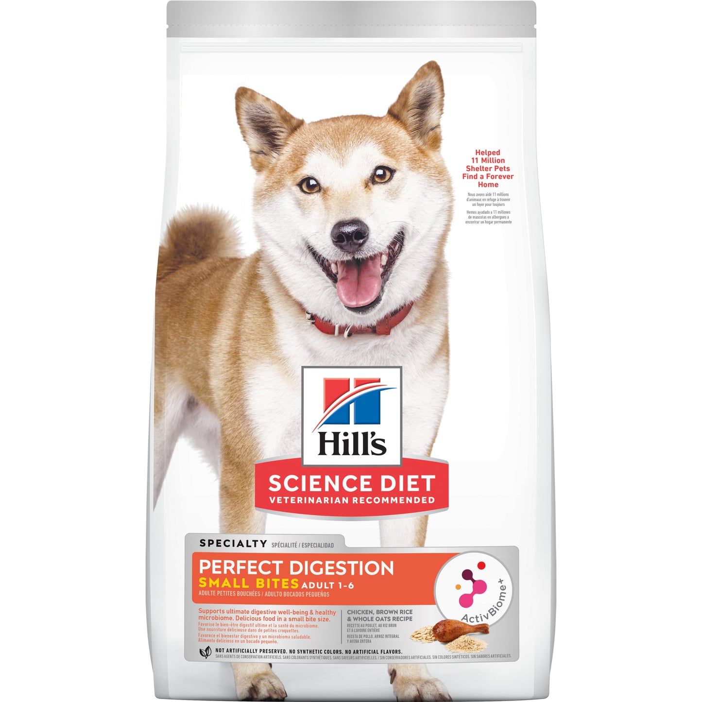 Hill's Science Diet Perfect Digestion Adult Small Bites Dry Dog Food 1.59kg