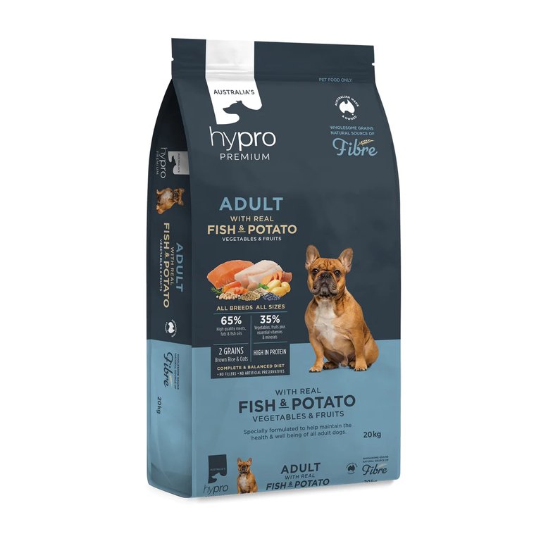 Hypro Premium Wholesome Grains Fish & Potato for Adult Dogs