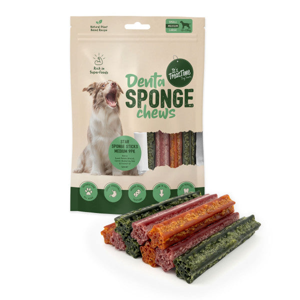 Denta Sponge Chews Star Sticks