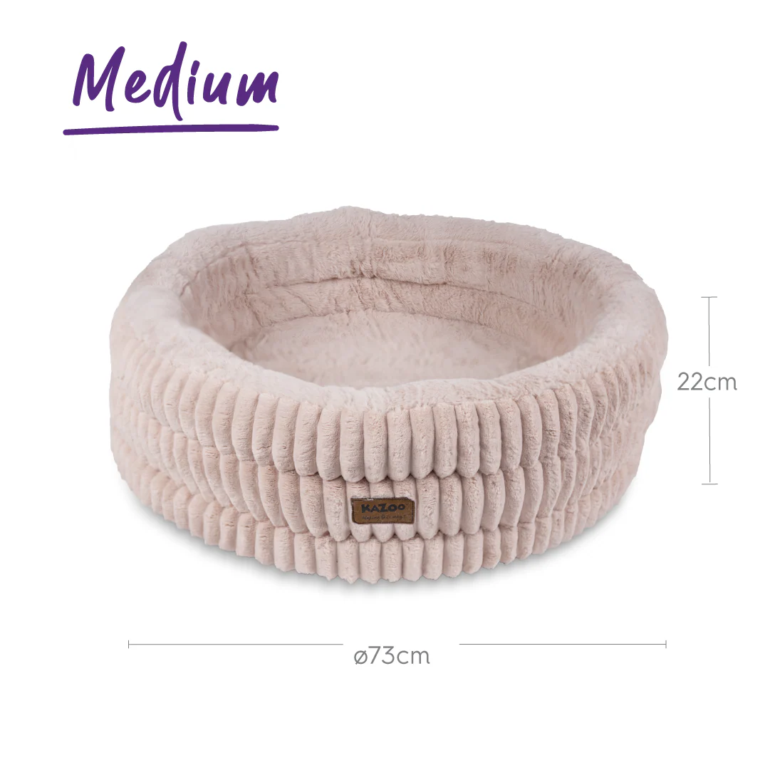 Kazoo Calming Nest Dog Bed - Pink