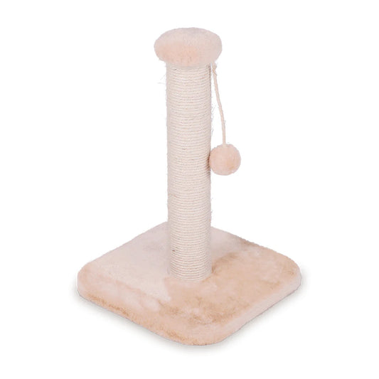 Kazoo Cat Scratch Post in Cream - Small