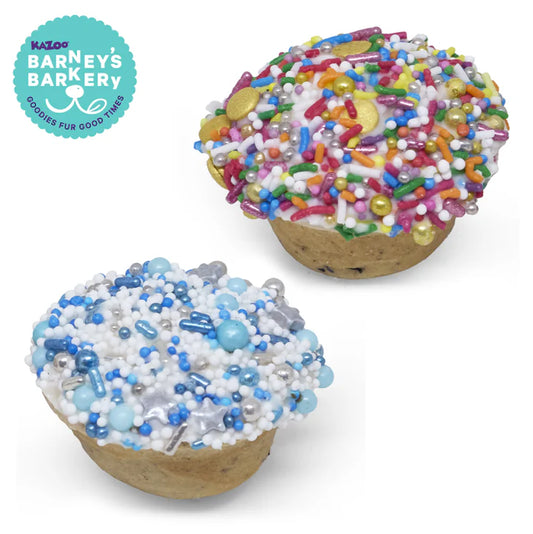 Kazoo Barney's Barkery Dog Cupcake Duo