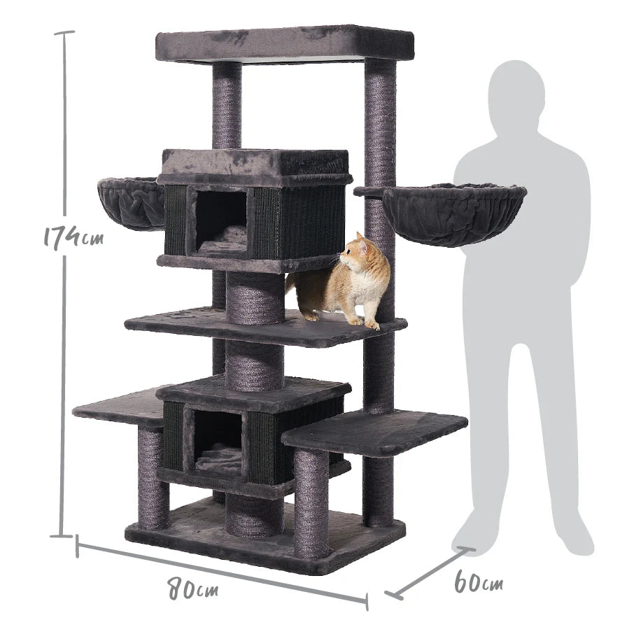 Scratchelor Pad Cat Tree - Grey