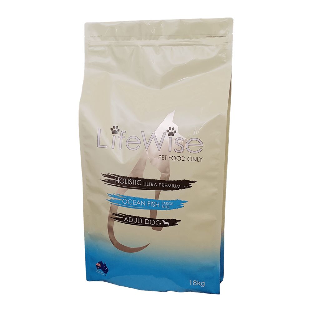 LifeWise Ocean Fish Large Bites Adult Dog Food 18kg