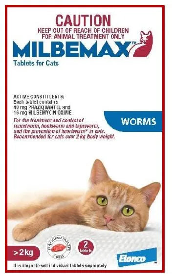 Milbemax Allwormer for Cats over 2kgs