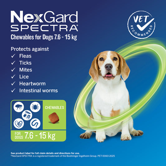 NEXGARD Spectra Green 7.6kg-15kg