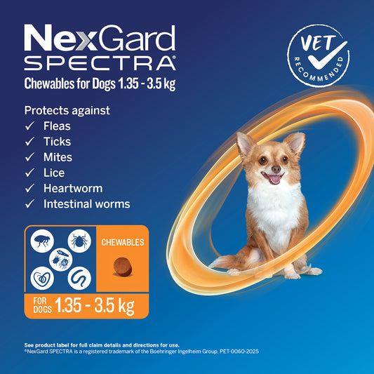 NEXGARD Spectra Orange 1.35-3.5kg