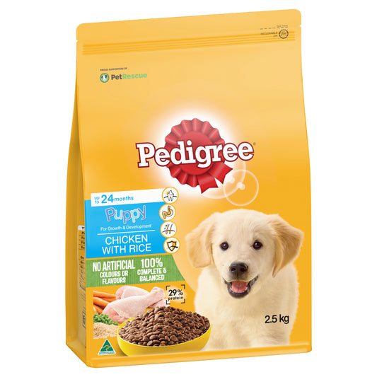 PEDIGREE Puppy Dry Dog Food Chicken With Rice